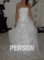 Luxus Ball gown Sweetheart Brautkleider aus Organza mit Schnürung